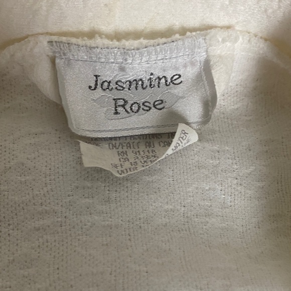 VTG White Textured Robe - Picture 2 of 3